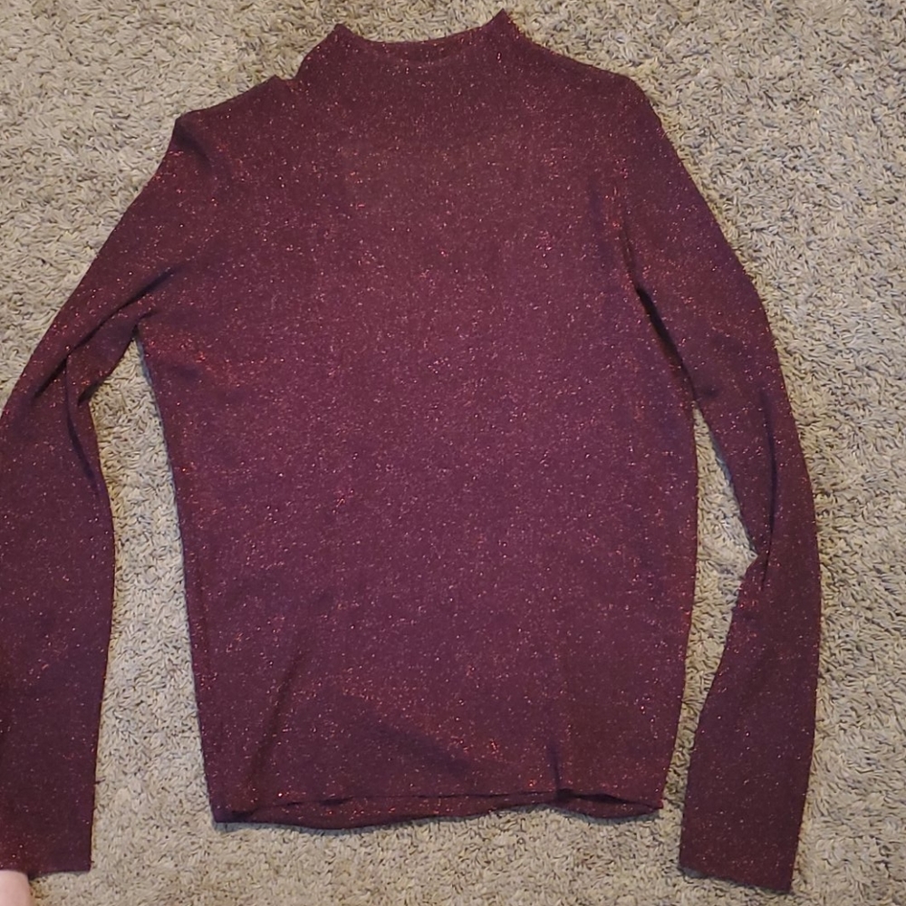Red sparkly Blouse